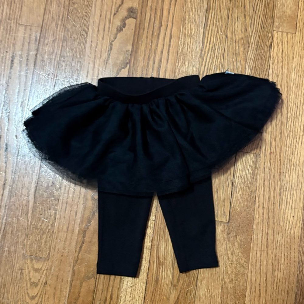 LS Black Tutu Leggings for Kids 0-3m